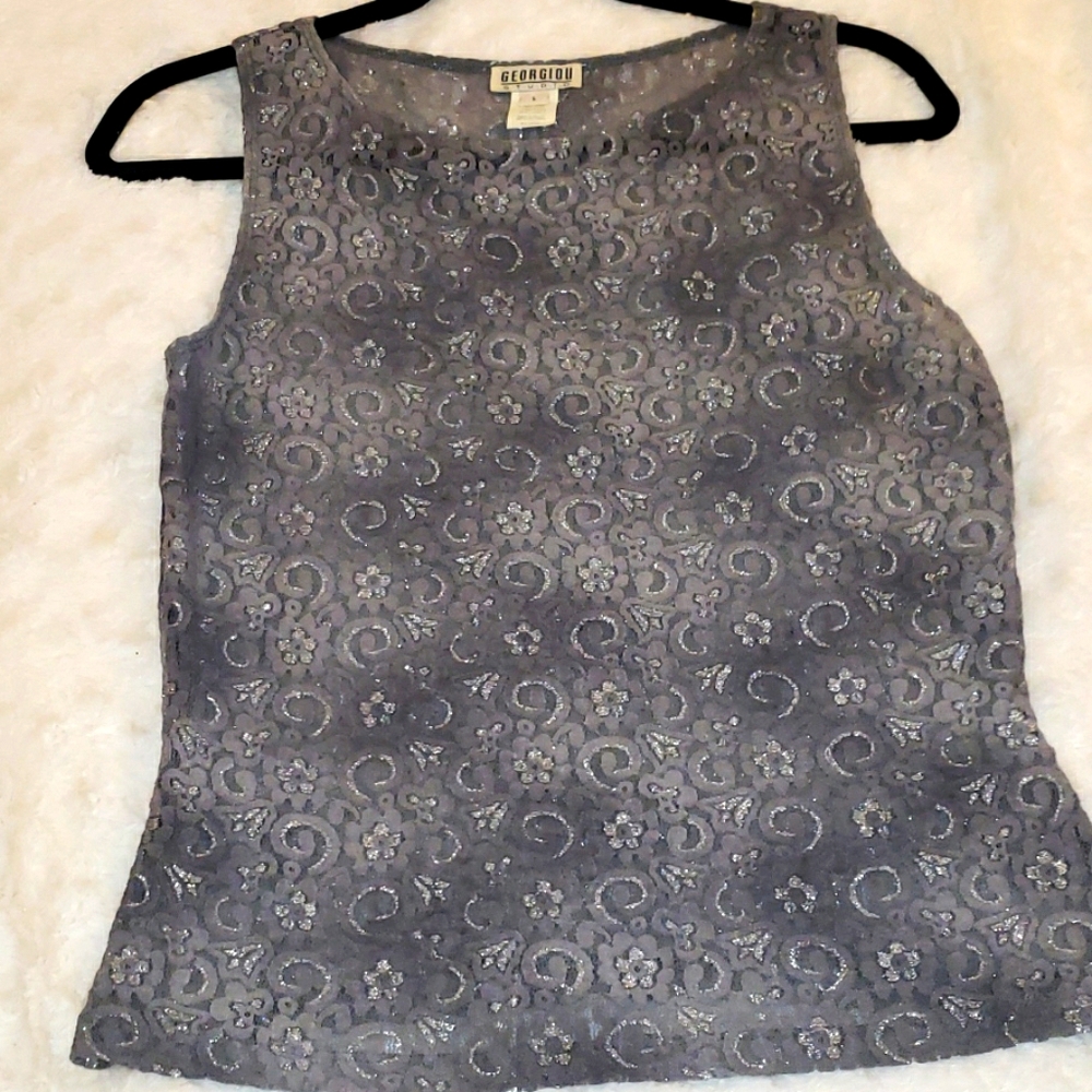 Georgiou Studio Lace Top